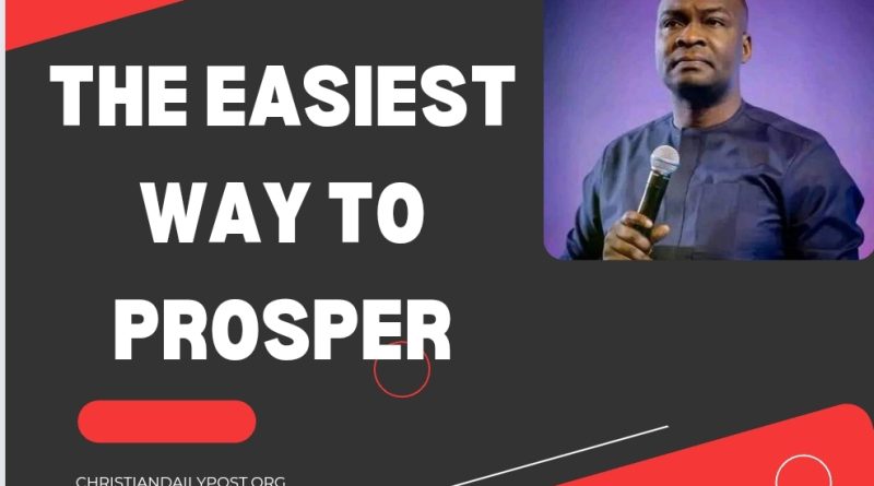 The Easiest Way To Prosper